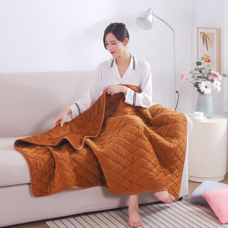 USB electric blanket 5V low voltage multi-function shawl warm blanket cross-border heating blanket office can be laid, covered and worn