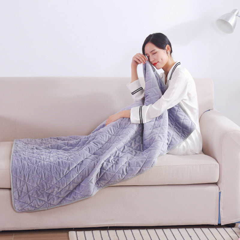 USB electric blanket 5V low voltage multi-function shawl warm blanket cross-border heating blanket office can be laid, covered and worn