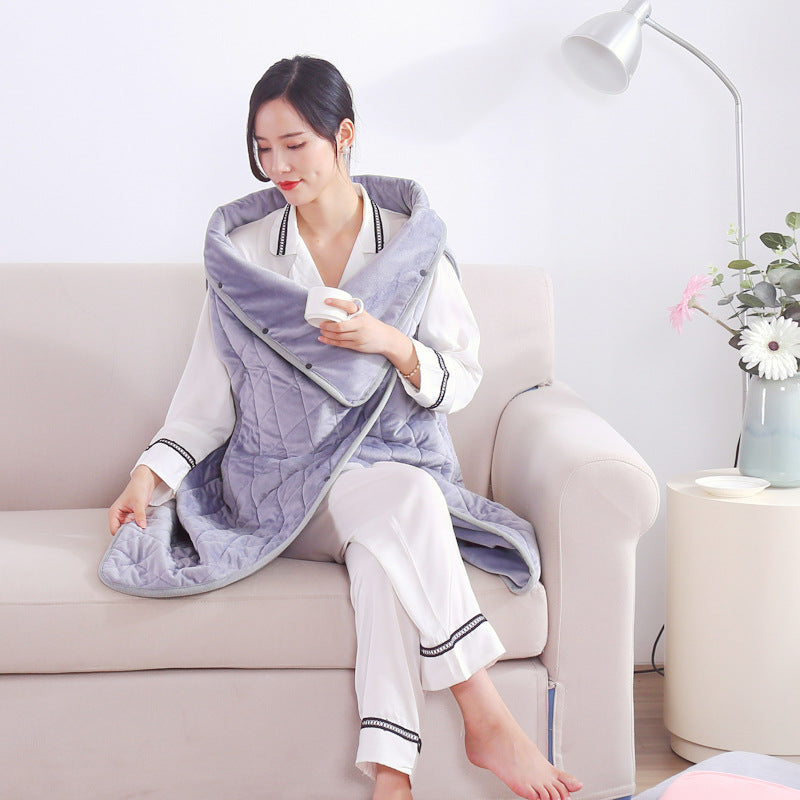 USB electric blanket 5V low voltage multi-function shawl warm blanket cross-border heating blanket office can be laid, covered and worn
