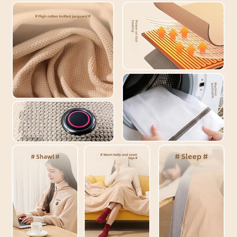 Cross-border electric blanket USB car outdoor camping office heating blanket single mattress warm-up heating blanket