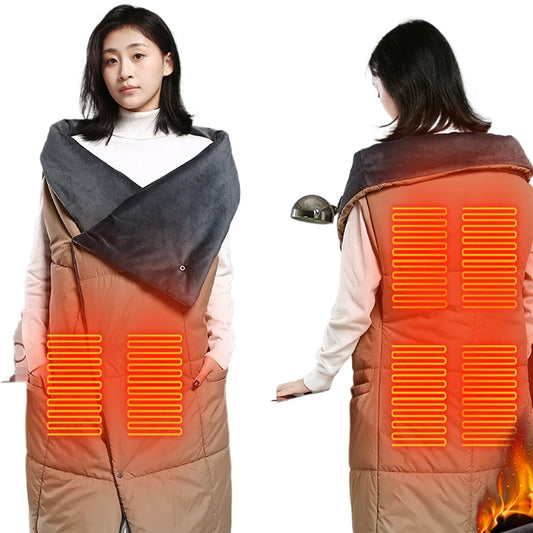 Electric blanket, office home, heating blanket, piled and thickened USB cross-border intelligent multi-function, shawl vest