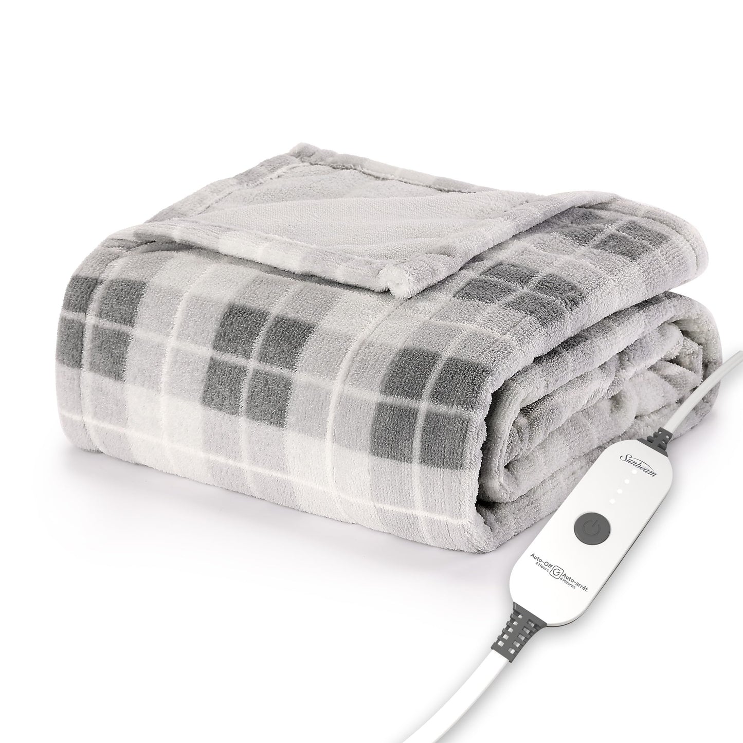 Sunbeam Royal Luxe Cabernet Heated Personal Throw / Blanket, Cozy-Warm, Adjustable Heat Settings