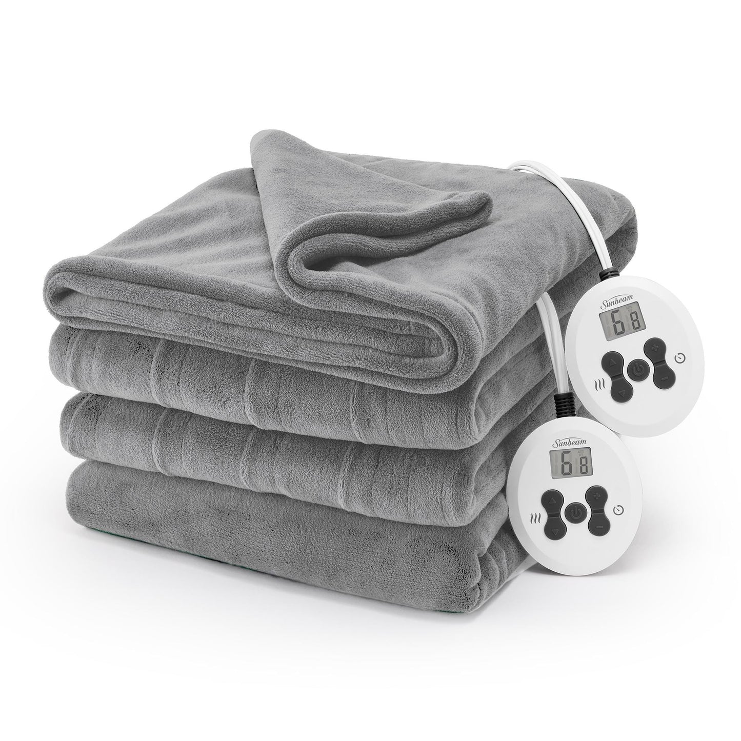 Sunbeam Royal Luxe Cabernet Heated Personal Throw / Blanket, Cozy-Warm, Adjustable Heat Settings