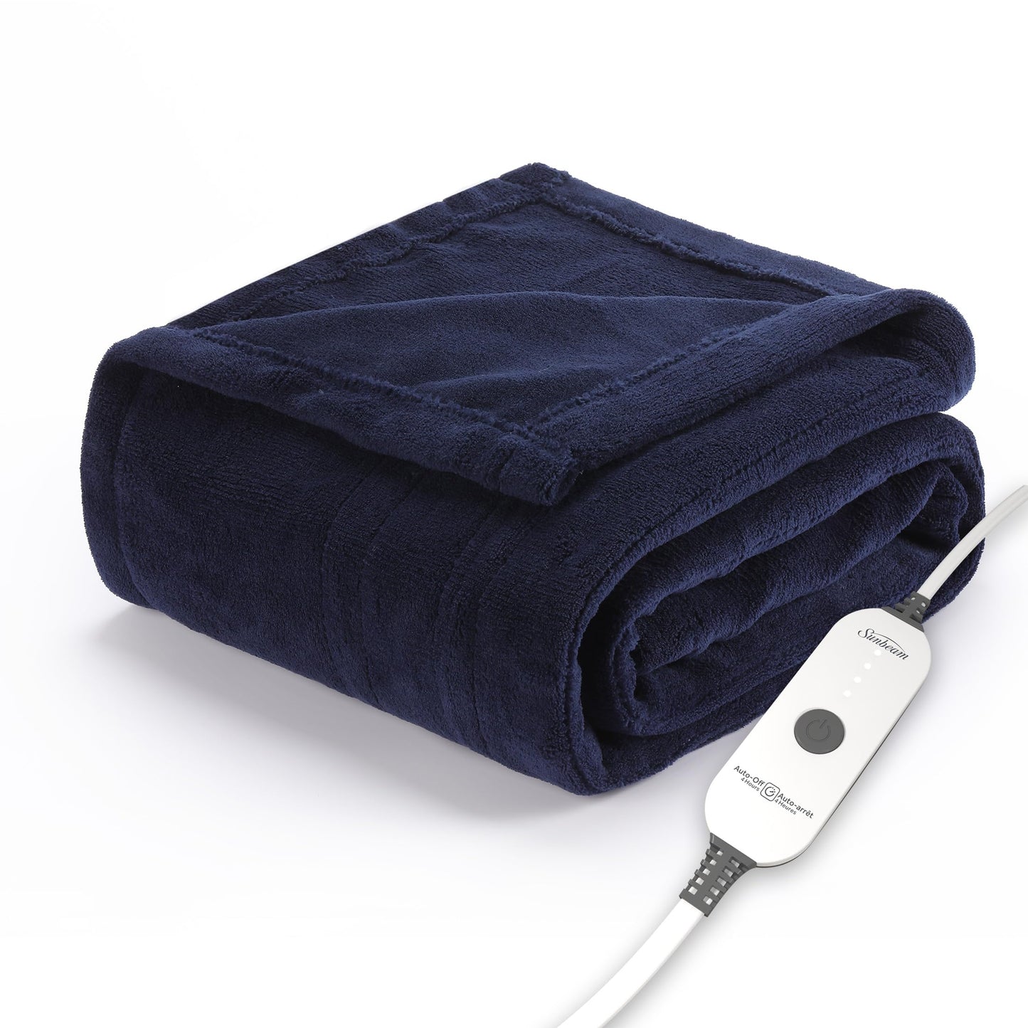 Sunbeam Royal Luxe Cabernet Heated Personal Throw / Blanket, Cozy-Warm, Adjustable Heat Settings