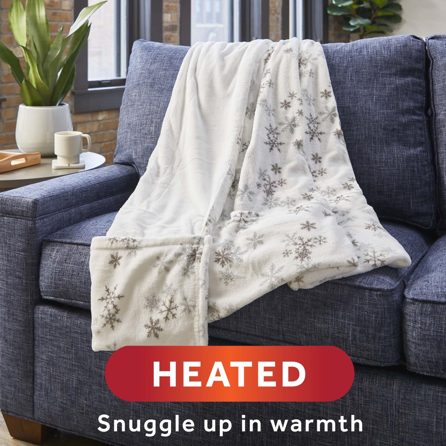 Sunbeam Royal Luxe Cabernet Heated Personal Throw / Blanket, Cozy-Warm, Adjustable Heat Settings