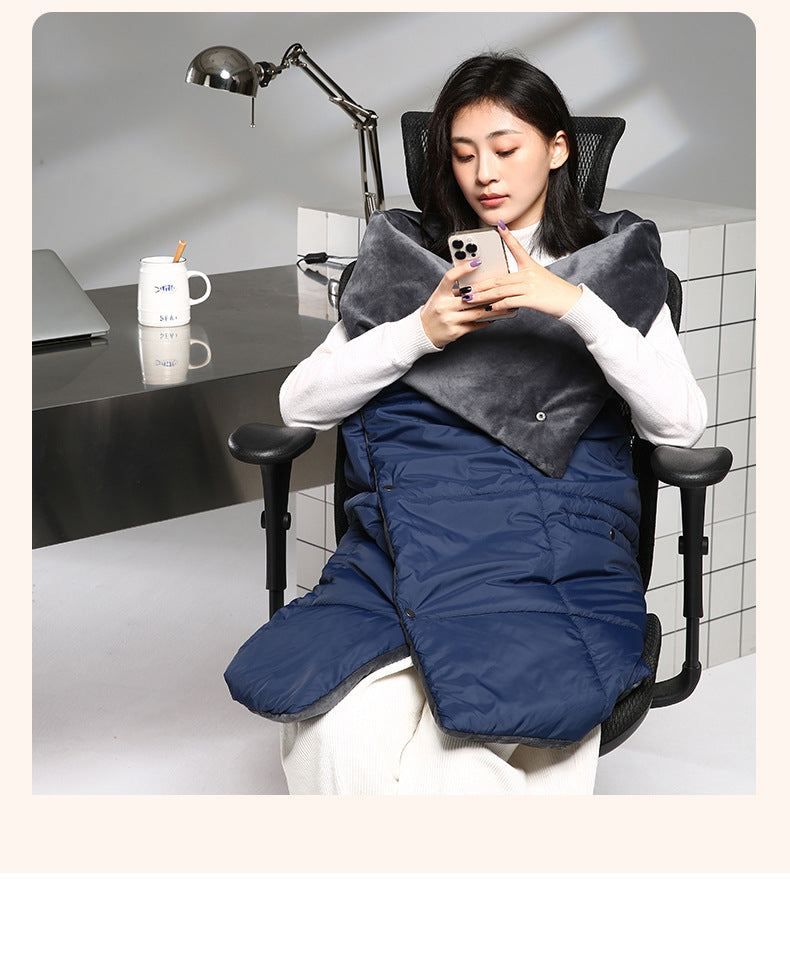 Electric blanket, office home, heating blanket, piled and thickened USB cross-border intelligent multi-function, shawl vest