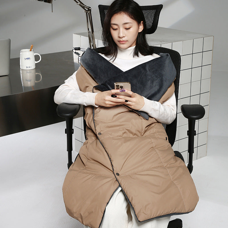 Electric blanket, office home, heating blanket, piled and thickened USB cross-border intelligent multi-function, shawl vest