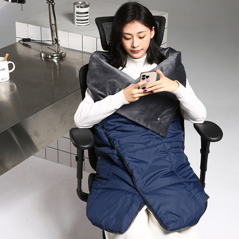 Electric blanket, office home, heating blanket, piled and thickened USB cross-border intelligent multi-function, shawl vest