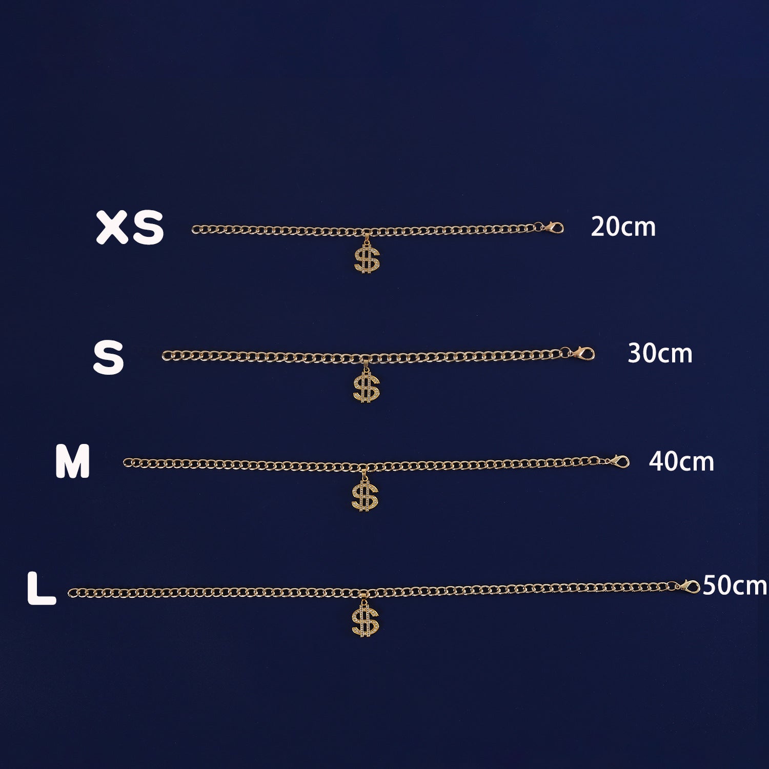 Foreign trade pet metal dollar pendant gold necklace cat magic dog diamond nouveau riche Internet celebrity collar