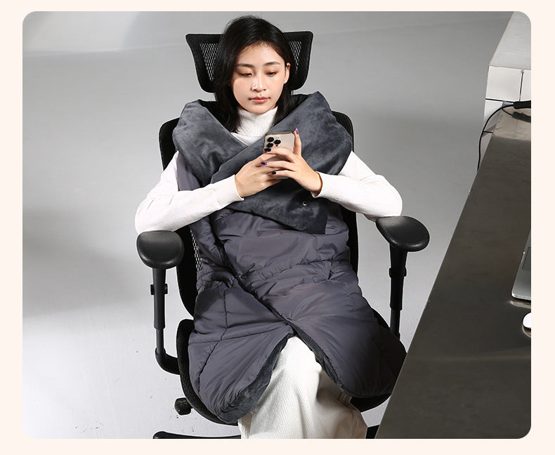 Electric blanket, office home, heating blanket, piled and thickened USB cross-border intelligent multi-function, shawl vest