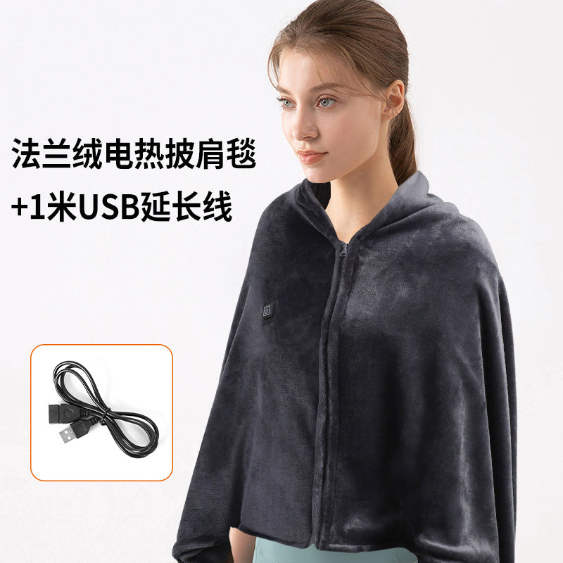 Electric Shawl, Winter Multifunctional Electric Warm Blanket, Warm Cloak, Electric Blanket, Office Heating Shawl