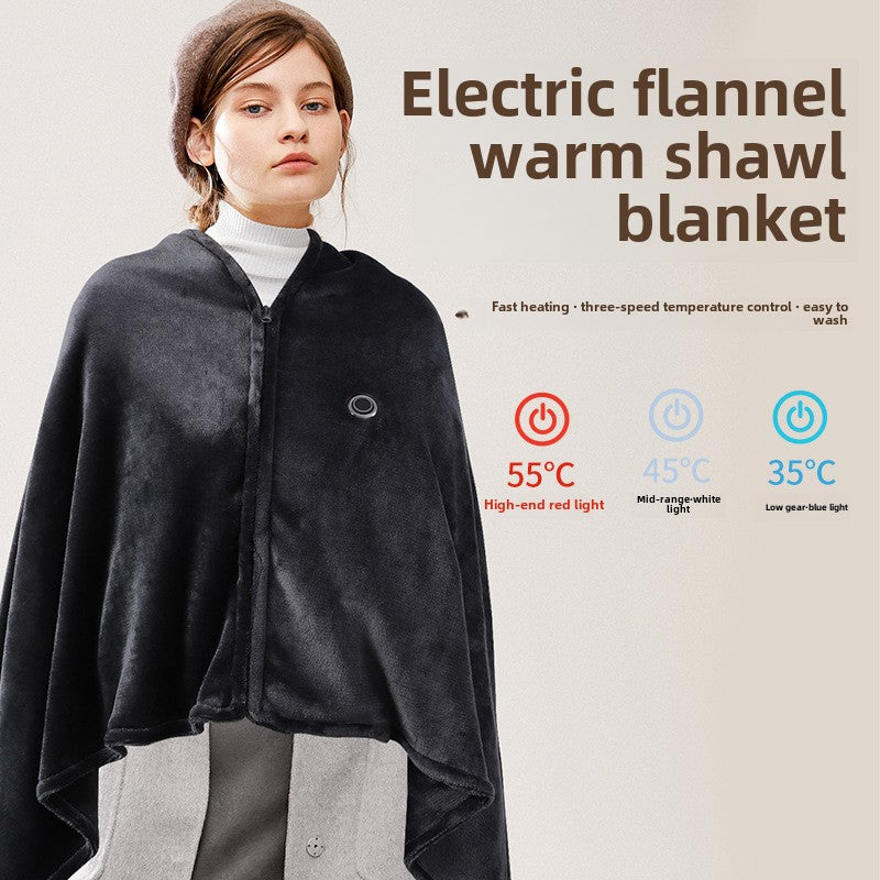 Electric Shawl, Winter Multifunctional Electric Warm Blanket, Warm Cloak, Electric Blanket, Office Heating Shawl